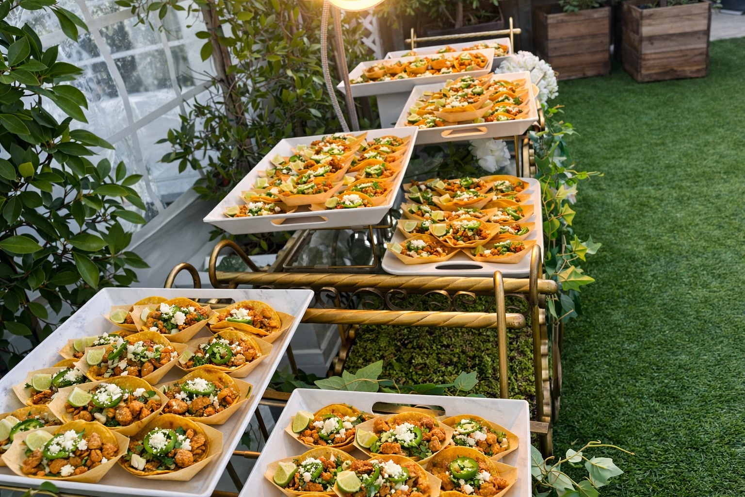 A3 Cuisine catering setup